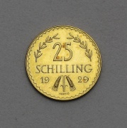 Zlatý 25 Schilling 1929 - Super Stav!
