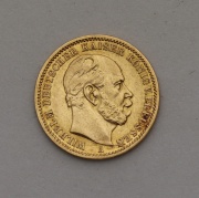 Zlatá 20 Marka 1872 A - Wilhelm I. - Prusko
