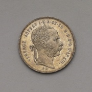 Stříbrný Zlatník 1875 KB - František Josef I. - Vzácný!