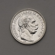 Stříbrná 2 Koruna Františka Josefa I. 1912 KB - Super Stav!