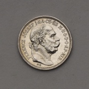 Stříbrná Koruna Františka Josefa I. 1915 KB - Super stav!