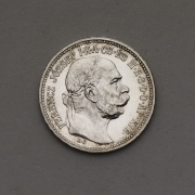 Stříbrná Koruna Františka Josefa I. 1916 KB - Super Stav!