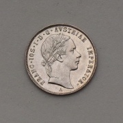Stříbrný 20 Krejcar Františka Josefa I. 1854 A - Super Stav!
