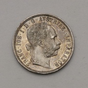 Stříbrný Zlatník Františka Josefa I. 1884 bz - Super Stav!