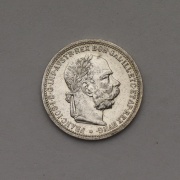 Stříbrná Koruna Františka Josefa I. 1895 bz