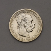 Stříbrná Koruna Františka Josefa I. 1906 bz - Velmi Vzácná!