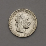 Stříbrná Koruna Františka Josefa I. 1907 bz - Vzácná!