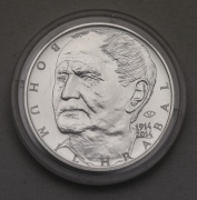 Stříbrná pamětní mince - 200 Kč 2014 - Bohumil Hrabal - BK
