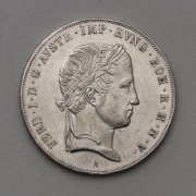 Stříbrný Tolar Ferdinanda V. 1848 A