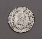 20 Krejcar Františka II. 1795 B - Varianta malé B - Vzácný!