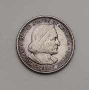 Stříbrný 1/2 Dollar 1892 - Columbian Exposition - V Patině!
