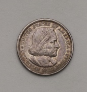 Stříbrný 1/2 Dollar 1892 - Columbian Exposition - Krásný!