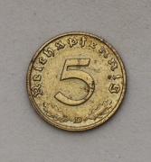5 Reichspfennig 1936 D