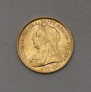 Zlatý 1/2 Sovereign / Libra 1901 - Victoria - Super Stav!