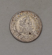 Stříbrný 3 Krejcar Matyáše II. 1618 - Vídeň!