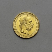 Dvacetikoruna Františka Josefa 1897 bz