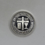 Stříbrný 500 Schilling 1981 - Toleranční Patent Evangelické Církve - PROOF!