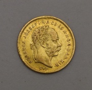 Zlatý Čtyřzlatník FJ I. 1870 G.YF