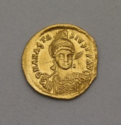 Zlatý Solidus Anastasius (491-518) - Byzanc!