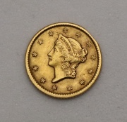 Zlatý Dollar 1851 P - Coronet Head