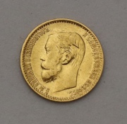 Zlatý 5 Rubl 1899 ФЗ - Rusko - Mikuláš II.