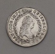 Stříbrný 20 Krejcar Františka Lotrinského 1756 PR - Praha - R!