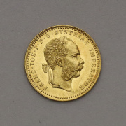 Zlatý Dukát Františka Josefa I. 1873 bz - Super Stav!