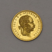 Zlatý Dukát Františka Josefa I. 1886 bz - Super Stav!
