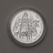 Stříbrná 200 Kč 1994 - Katedrála sv. Víta - Proof!