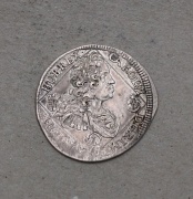 Stříbrný 1/4 Tolar 1739 NB - Karel VI.