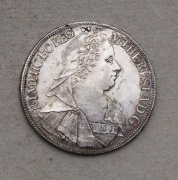 Stříbrný Tolar 1769 IC-SK - Marie Terezie s vdovským závojem