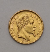 Zlatý 20 Frank 1866 A - Napoleon III.