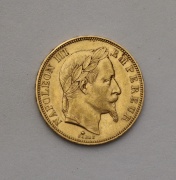 Zlatý 50 Frank 1862 A - Napoleon III.