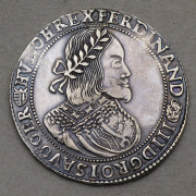 Stříbrný Tolar 1658 KB - Ferdinand III. - Posmrtný - Vzácný!