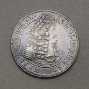 Stříbrný Tolar 1695 - Leopold I. - Hall
