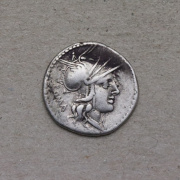 Stříbrný Denár - M. Tullius - 120 př. n. l. - Řím