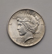 Stříbrný Peace Dollar 1923