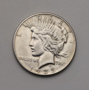 Stříbrný Peace Dollar 1935 - Poslední rok!