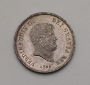 Stříbrný 120 Grana 1855 - Ferdinando II.