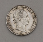 Stříbrný 1/4 Zlatník 1858 A - František Josef