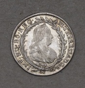 Stříbrný 20 Krejcar 1777 - Marie Terezie - Vzácný!