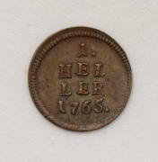 1 Heller 1765 - Marie Terezie - Vzácný!