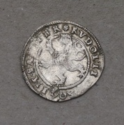Stříbrný Bílý Groš 1593 - Rudolf II.