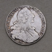 Stříbrný Tolar 1768 A - Maximillian II. - Bavorsko - Justováno!