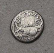 Stříbrný Denár 32-31 př.n.l. - Marcus Antonius - Legie X