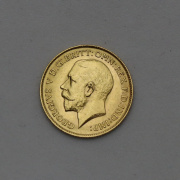 Zlatá 1/2 Libra 1913 - Jiří V. - Super Stav!