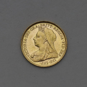 Zlatá 1/2 Libra 1901 - Victoria - Top Stav!