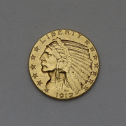 Zlatý 5 Dollar 1912 -